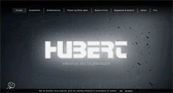 Desktop Screenshot of hubertskilte.dk